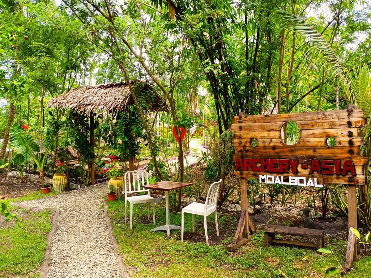 Archery-Asia Nipa Huts Moalboal Eksteriør bilde